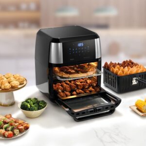 Fritadeira Forno Oven Fry 4 em 1 Elgin 12 Litros 110V - Assa, Frita sem óleo, Desidrata e Reaquece Airfryer