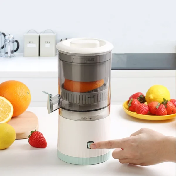 Espremedor Elétrico Laranja Limão Frutas Fazer Sucos Recarregável usb - Imagem 7